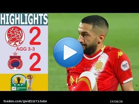 Résumé du match Wydad AC - Olympic Safi \ud83d\udd25 Coupe de la Confédération CAF 2025/2026 - Quarts de fin...