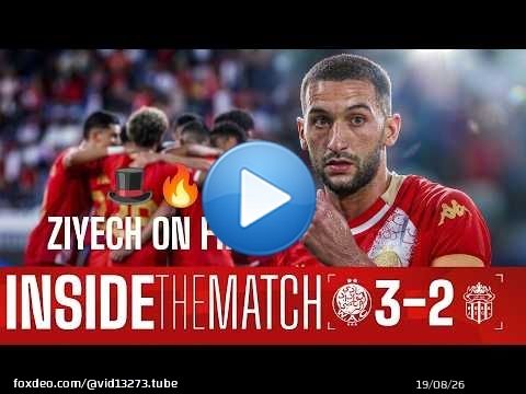 INSIDE THE MATCH | H.Ziyech Hat-Trick Heroics! | WAC 3-2 HUSA \ud83d\udd34\ud83c\udfa9