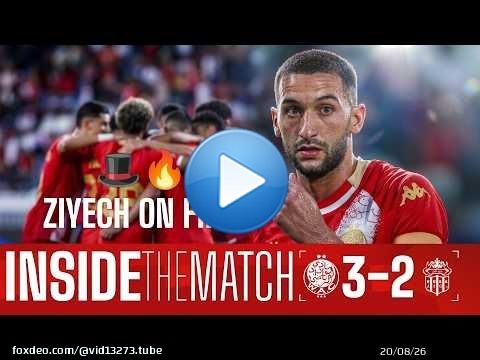 INSIDE THE MATCH | H.Ziyech Hat-Trick Heroics! | WAC 3-2 HUSA \ud83d\udd34\ud83c\udfa9