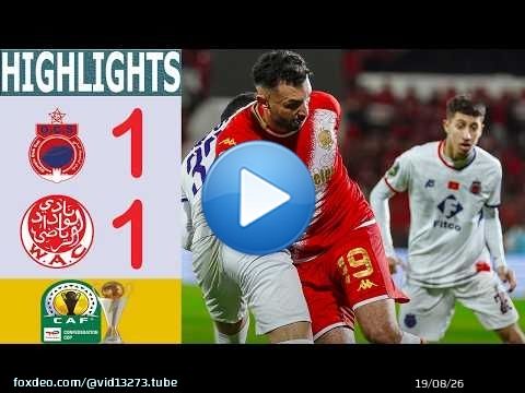 Résumé du match Olympic Safi - Wydad AC \ud83d\udd25 Coupe de la Confédération CAF 2025/2026 - Quarts de fin...