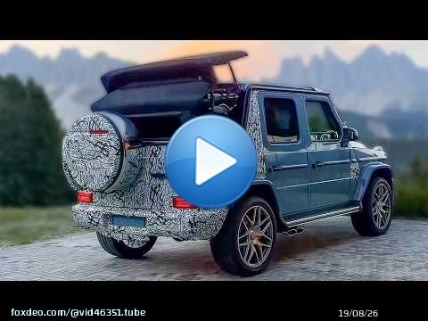 NOUVEAU Mercedes Classe G Cabriolet 2027