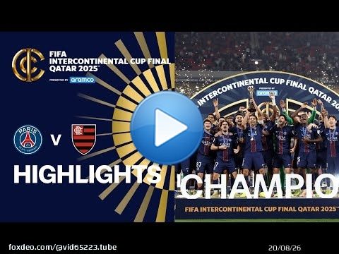 HIGHLIGHTS: Paris Saint-Germain v CR Flamengo | FIFA Intercontinental Cup 2025 Final