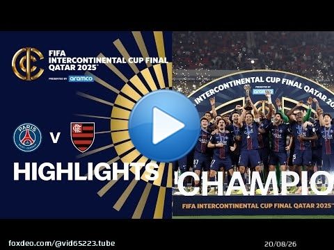 HIGHLIGHTS: Paris Saint-Germain v CR Flamengo | FIFA Intercontinental Cup 2025 Final