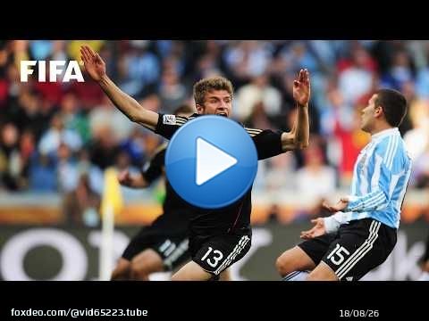 Thomas Müller : Tous les buts de l'Allemagne lors de la Coupe du Monde de la FIFA 2010