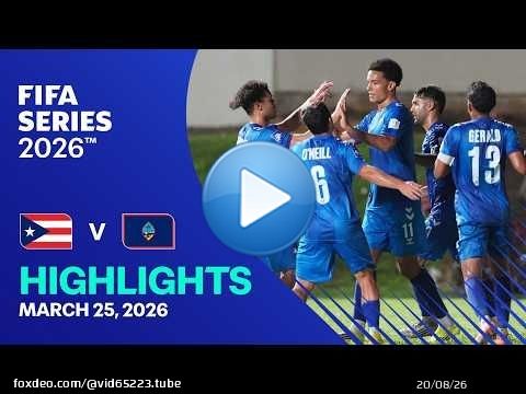Résumé du match Porto Rico - Guam | FIFA Series 2026