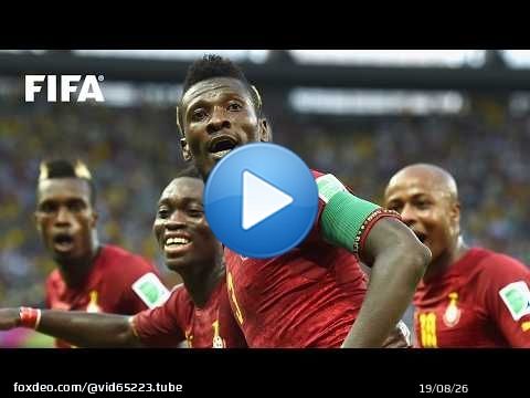 Asamoah Gyan | Tous les buts du Ghana en Coupe du Monde de la FIFA