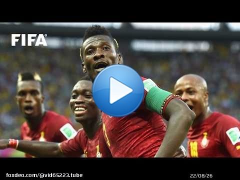 Asamoah Gyan | Tous les buts du Ghana en Coupe du Monde de la FIFA