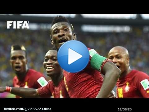 Asamoah Gyan | Tous les buts du Ghana en Coupe du Monde de la FIFA