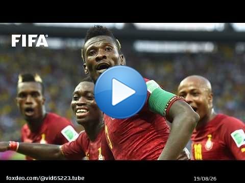 Asamoah Gyan | Tous les buts du Ghana en Coupe du Monde de la FIFA