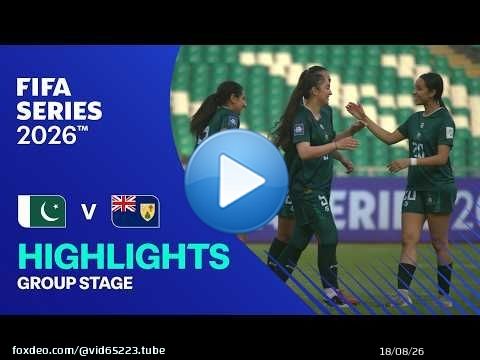 À LA UNE : Pakistan contre Îles Turques-et-Caïques | Série FIFA féminine 2026