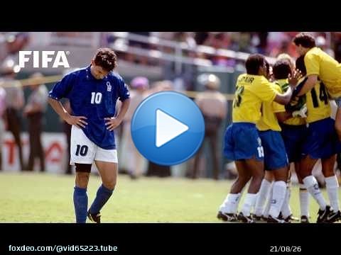 Finale en 10 minutes | Le Brésil arrête l'Italie et Baggio | Coupe du Monde de la FIFA 1994