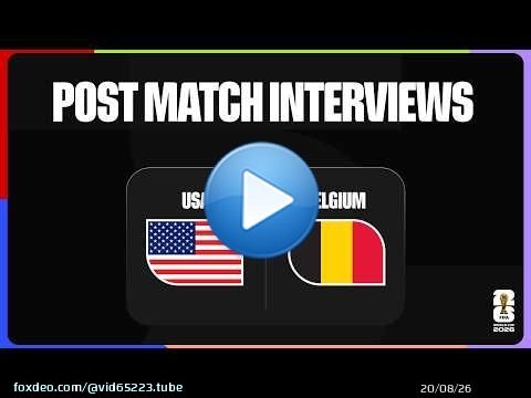 Interviews d'après-match : USA 1-4 Belgique