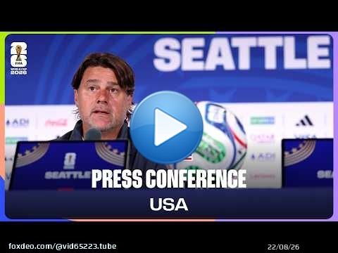 Conférence de presse d'après-match : Mauricio Pochettino (USA) après la défaite 4-1 face à la Bel...