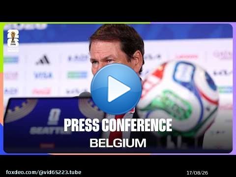 Conférence de presse d'après-match : Rudi Garcia (Belgique) sur la victoire 4-1 contre les États-...