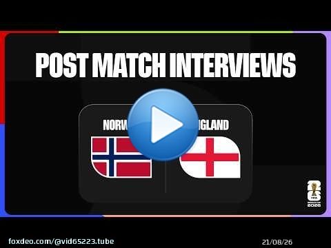 Interviews d'après-match des joueurs | Norvège 1-2 Angleterre