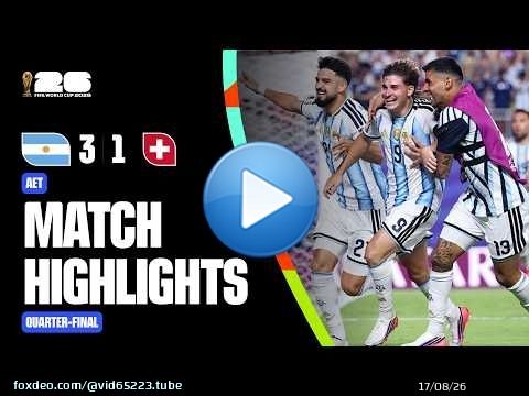 Temps forts | Argentine 3-1 Suisse | Coupe du Monde de la FIFA 2026\u2122