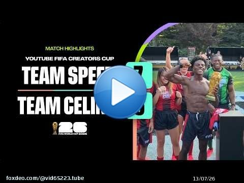 Team Speed 7-6 Team Celine | Temps forts de la YouTube FIFA Creator Cup
