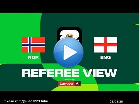 L'Angleterre remonte la pente face à la Norvège | Le point de vue de l'arbitre | Propulsé par Lenovo