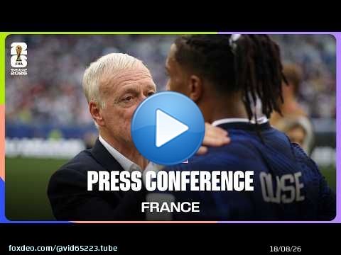 Conférence de presse d'après-match : Didier Deschamps s'exprime sur la défaite 6-4 de la France f...