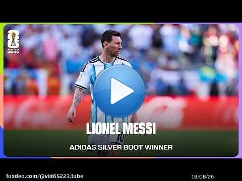 Lionel Messi | Vainqueur du Soulier d'argent adidas | Coupe du Monde de la FIFA 2026\u2122