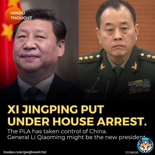 Not confirmed news.   1.Chinese Military full takeovers don't no  2. #XiJinping house arrest might be yes  3. If this news is right big changes in world politics and economics.  4. Eventually china falls geography  and economically both..