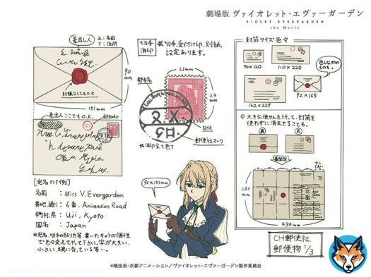 放送中 劇場版 #ヴァイオレット・エヴァーガーデン #金曜ロードショー   手紙は書き方なども時代や文化を想定して設定しています  公式設定集
