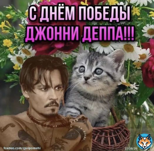 Congratulations pirate #JhonnyDeep #джоннидепп