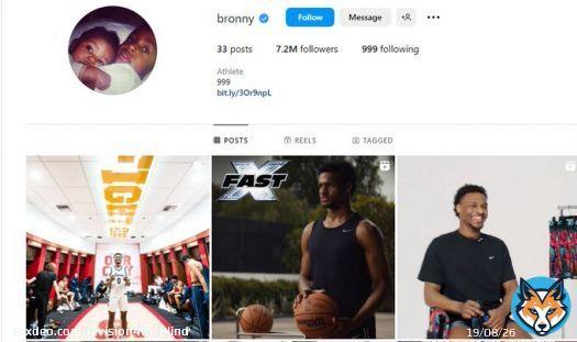 Lebron James eldest son, Bronny, who just recently signed to play college basketball at USC has &ldquo;999&rdquo; as the only text in his IG bio & he is also following exactly &ldquo;999&rdquo; people   He also has exactly 33 posts  999=666  33  Following in his dad's footsteps....