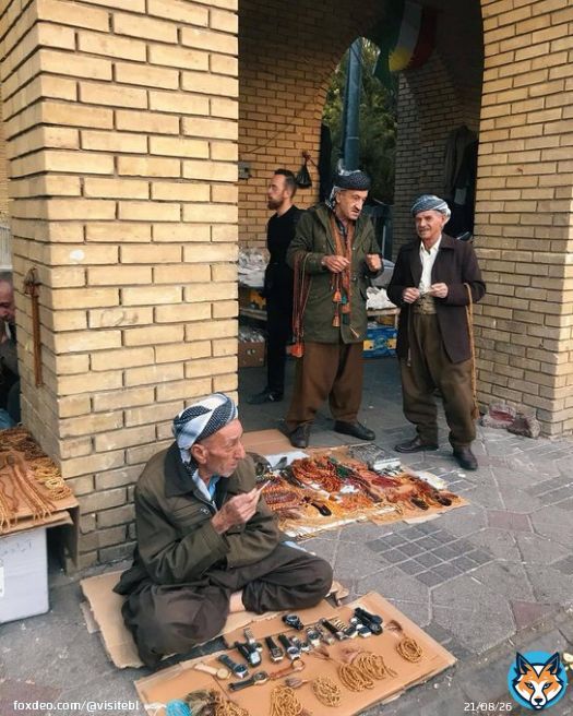 Back to Tradition: Kurdish clothing notably worn among elderly locals  of the old town city center.  Photo Credit @amin.arbilon  #Erbil #VisitErbil #Hawler #ErbilCity #Irbil #Kurdish #KurdishClothes #TraditionalDress #Kurdistan
