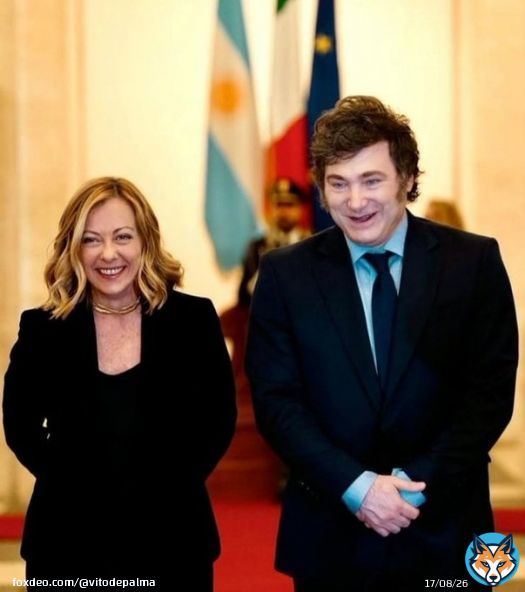 'A pocas semanas de mi visita en Argentina he recibido hoy en el Palazzo Chigi al Presidente de la Rep&uacute;blica Argentina @jmilei.  La discusi&oacute;n ha constituido la ocasi&oacute;n para reiterar la voluntad en com&uacute;n de reforzar a&uacutte;n m&aacute;s la ya s&oacute;lida asociaci&oacute;n bilateral, con el objetivo deShow more