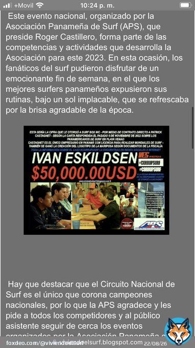 reconoci&oacute; aportarle a Patrick Castagnet la suma de $50,000.00uss para los #PasaGames  de #PlayaVenao 2022 - Hector Brands jam&aacute;s entreg&oacute; informaci&oacute;n  sobre la anterior ni esta fecha - es por ello que #vesinvestiga present&oacute; la Queja ante la @procuadmonpma