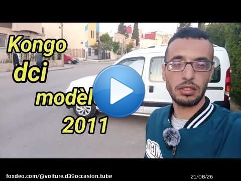 \ud83c\udfc3بالي قبل ميسالي هميز في متناول الجميع Renault Kongo dci الموديل 2011 بثمن جد مناسب