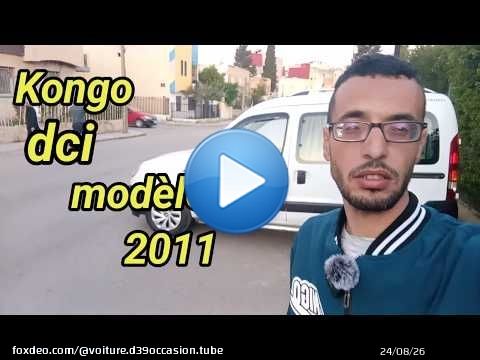 \ud83c\udfc3بالي قبل ميسالي هميز في متناول الجميع Renault Kongo dci الموديل 2011 بثمن جد مناسب