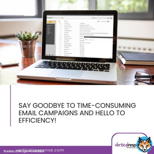 Say goodbye to time-consuming email campaigns and hello to efficiency!  VerticalResponse simplifies the email marketing process, allowing you to put as much time an effort into your campaigns as you choose. #VerticalResponse #emailmarketing