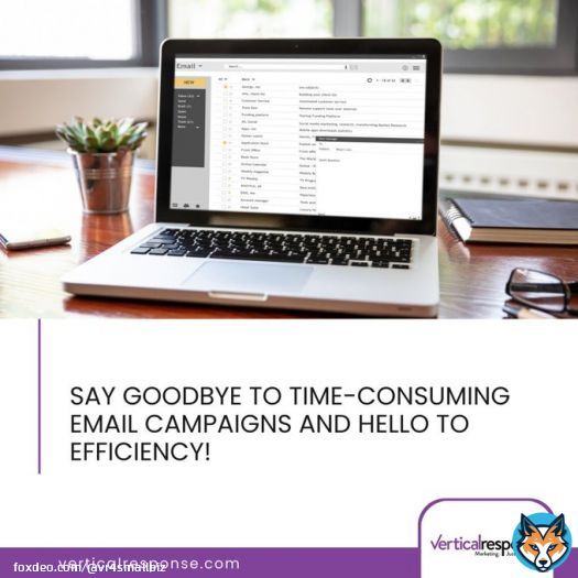 Say goodbye to time-consuming email campaigns and hello to efficiency!  VerticalResponse simplifies the email marketing process, allowing you to put as much time an effort into your campaigns as you choose. #VerticalResponse #emailmarketing