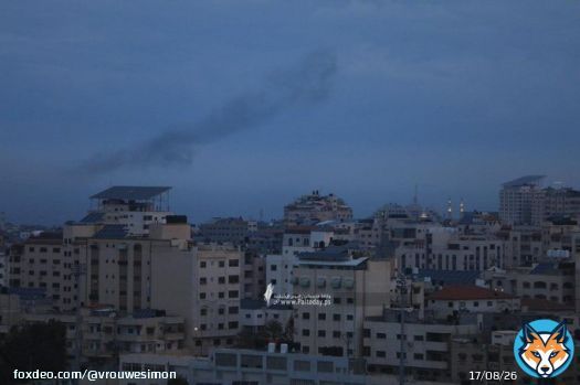 Israeli occupation forces bombed on Thursday dawn several areas in Gaza city.#FreePalestine  #Palestine  #فلسطين #فلسطين_قضية_الشرفاء  #IsraeliCrimes  #IsraeliApartheid  #IsraeliTerrorism