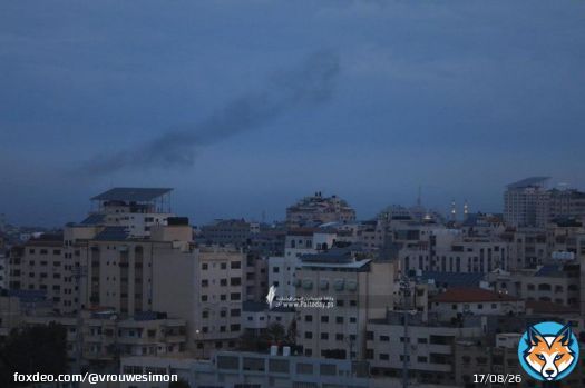 Israeli occupation forces bombed on Thursday dawn several areas in Gaza city.#FreePalestine  #Palestine  #فلسطين #فلسطين_قضية_الشرفاء  #IsraeliCrimes  #IsraeliApartheid  #IsraeliTerrorism