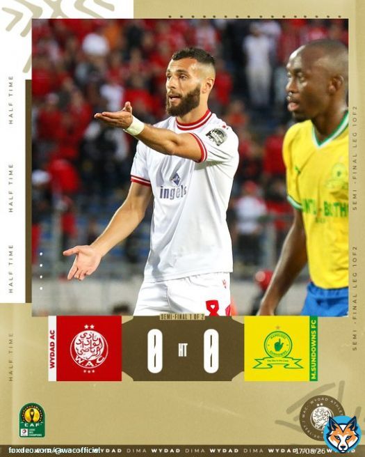 Half Time #WACMSFC 0-0   #DimaWydad