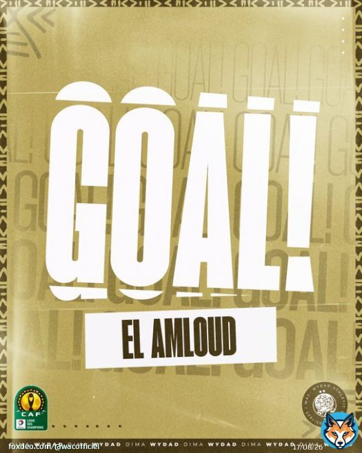 72' GOAAAAAAAAAAAAAL ! A. ELAMLOUUUUUUUUD  #MSFCWAC 1-1  #DimaWydad