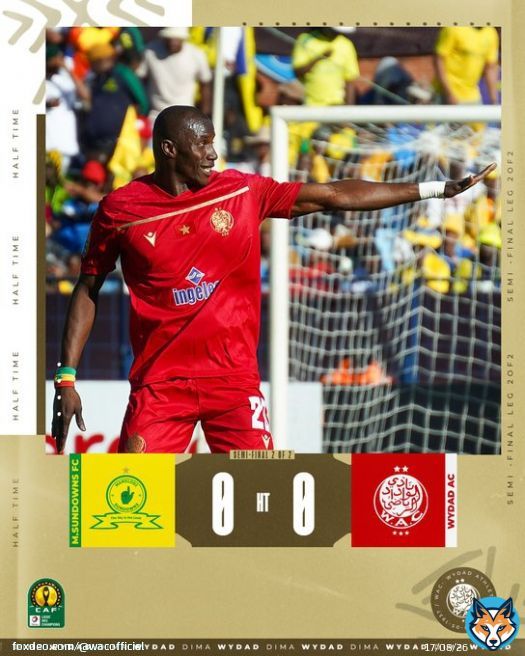 #MSFCWAC 0-0  A big second half ahead   #DimaWydad