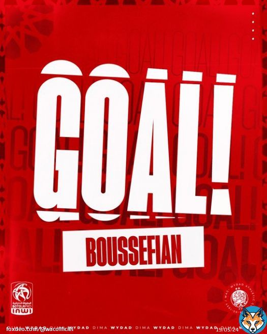 13' Goaaaaaal ! Hicham Boussefian #MASWAC 0-1  #DimaWydad