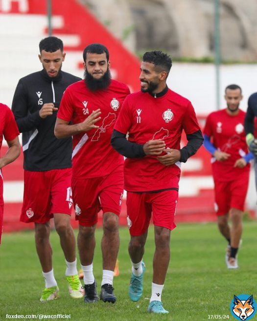Touching down in Casablanca, it's straight to training – no time for rest.   #DimaWydad #AFL