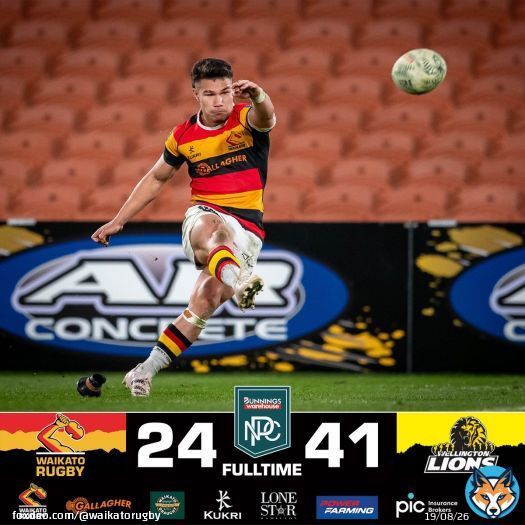Tough night for our boys. #WaikatoRugby #WAIvWEL #BunningsNPC