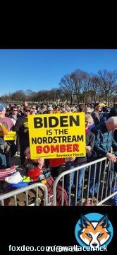 This is Joe Biden President of the #US who the #EuropeanUnion likes to describe as a 'like minded partner' - Would the EU like Joe Biden investigated for the reckless sabotage of #NordStream Pipeline which was an act of Terrorism..?