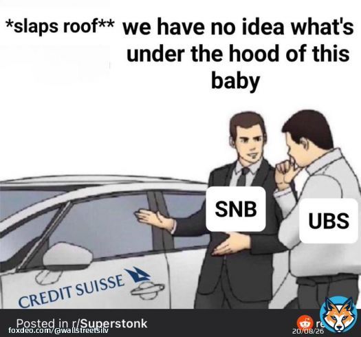 Basically &hellip; UBS and the Swiss National Bank this morning &hellip;  Ht u/professionaldriver87