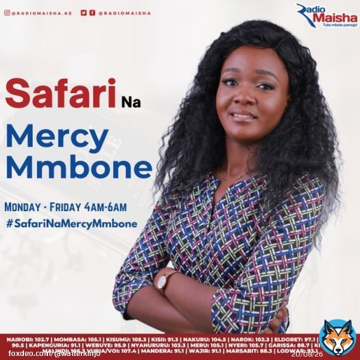 Tupatane asubuhi na mapema ndani ya Safari na Mercy Mmbone kutoka saa kumi hadi saa kumi na mbili asubuhi #SafariNaMercyMmbone #RadioZaidiYaRadio #MaishaNiBoraZaidi @MmboneMercy1