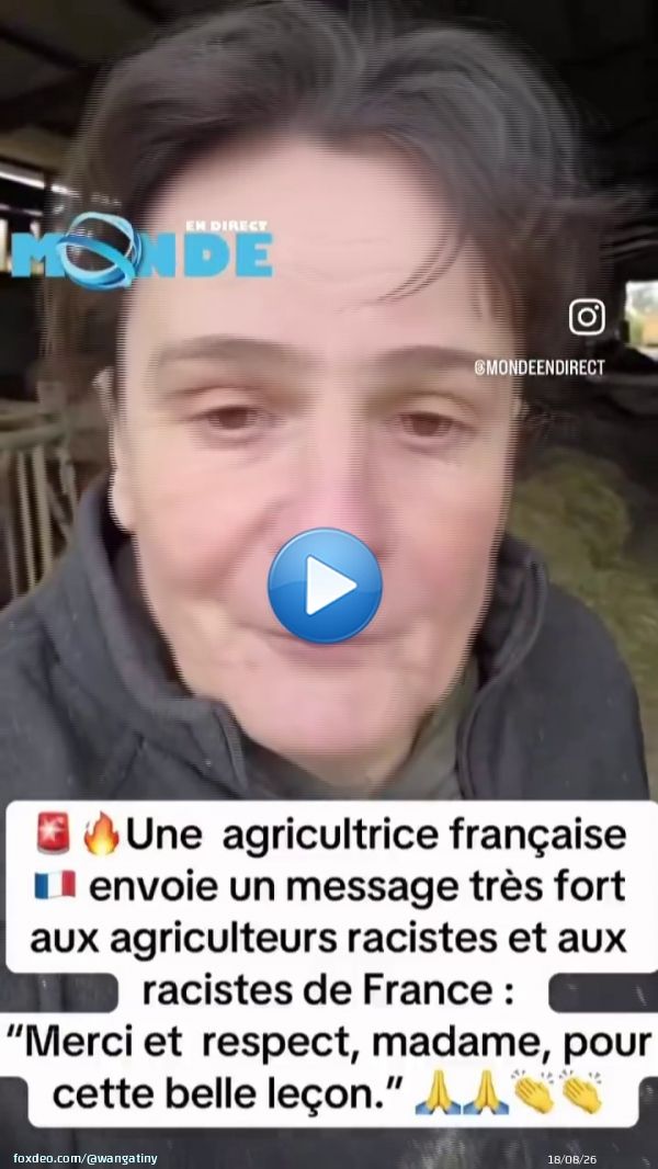 Viande halal = viande FRANÇAISE ! Une agricultrice démonte les racistes. Merci madame ! #ViandeHalal #HalalFrançais #RacismeSTOP #Agriculteurs #FranceUnie #France #AgriculteursEnColère #AgriculteursEnColere #HALAL #Islam #musulmans