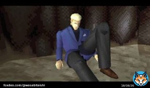 #RTAinJapan  ノットトレジャーハンター  英国紳士キックは全てを解決する  PS1時代のカクカクグラフィックでも分かる程に素晴らしい脚を持つジェームズ(CV：池田秀一)