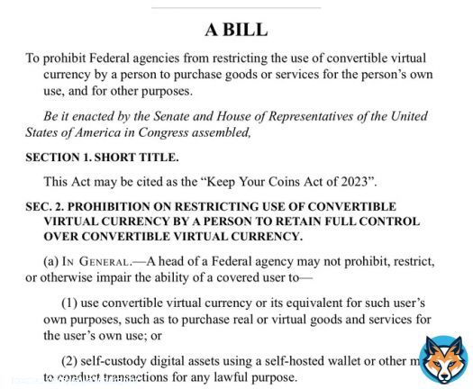 House Financial Services Committee passes bill protecting right to self-custody #Bitcoin & crypto.