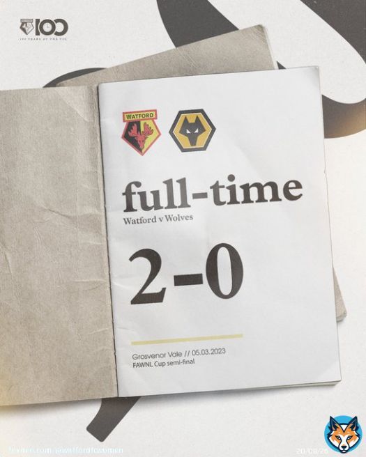 We're into the final!   #WatfordFC